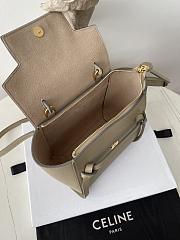 Celine Nano Belt Bag Grained Calfskin Light Taupe 20x20x10cm - 6