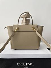 Celine Nano Belt Bag Grained Calfskin Light Taupe 20x20x10cm - 5