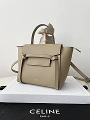 Celine Nano Belt Bag Grained Calfskin Light Taupe 20x20x10cm - 2