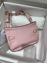 Hermes Mini Jypsiere Crossbody Bag Pink Gold 23 x 17 x 9 cm - 5