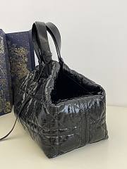 Dior Large Toujours Bag Black Macrocannage 37 x 27 x 19 cm - 4