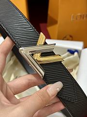 Louis Vuitton LV Epi Black Belt 3cm - 3