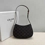 Celine Medium Tilly Bag Canvas Calfskin 22x13.5x4cm - 5