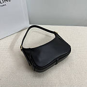 Celine Mini Romy Bag Black 19x14x5cm - 2