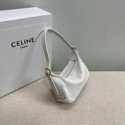 Celine Mini Romy Bag White 19x14x5cm - 5