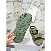 Dior Dioract Sandals Lambskin Green - 4