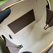 Gucci Ophidia Mini Top Handle Bag Beige Ebony 17x16.5x9.5cm - 5
