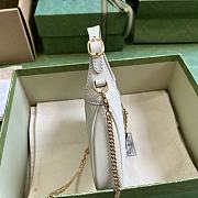 Gucci Jackie 1961 Super Mini Bag White 17.5x15.5x3.5cm - 3