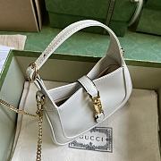 Gucci Jackie 1961 Super Mini Bag White 17.5x15.5x3.5cm - 6