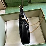 Gucci Jackie 1961 Super Mini Bag Black 17.5x15.5x3.5cm - 6