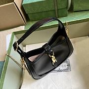 Gucci Jackie 1961 Super Mini Bag Black 17.5x15.5x3.5cm - 4