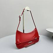 Jacquemus Le Chouchou Belted shoulder Bag Red 26x14cm - 3