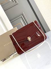 Bvlgari Serpenti Forever Red Wine 25x17x8cm - 1