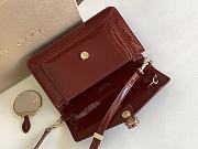 BVLGARI Serpenti Forever Shoulder Bag Red Wine 22x15x4.5cm - 4