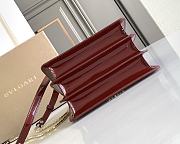 BVLGARI Serpenti Forever Top Handle Red Wine 18.5 x 16 x 10.5 cm - 3