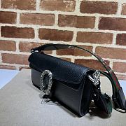 Gucci Dionysus Small Shoulder Bag Black 25x14x4cm - 5