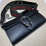 Gucci Dionysus Small Shoulder Bag Black 25x14x4cm - 4