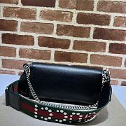 Gucci Dionysus Small Shoulder Bag Black 25x14x4cm - 3