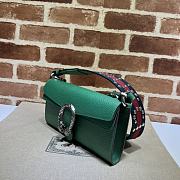 Gucci Dionysus Small Shoulder Bag Green 25x14x4cm - 6