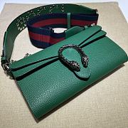 Gucci Dionysus Small Shoulder Bag Green 25x14x4cm - 5