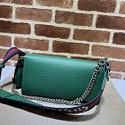 Gucci Dionysus Small Shoulder Bag Green 25x14x4cm - 3