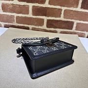 Gucci Ophidia GG Mini Shoulder Bag Black 17.5x13x6cm - 5