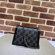 Gucci Ophidia GG Mini Shoulder Bag Black 17.5x13x6cm - 3