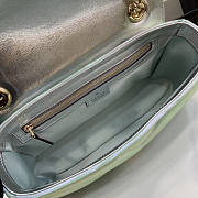 Gucci GG Marmont Small Shoulder Bag Green 26cm - 6