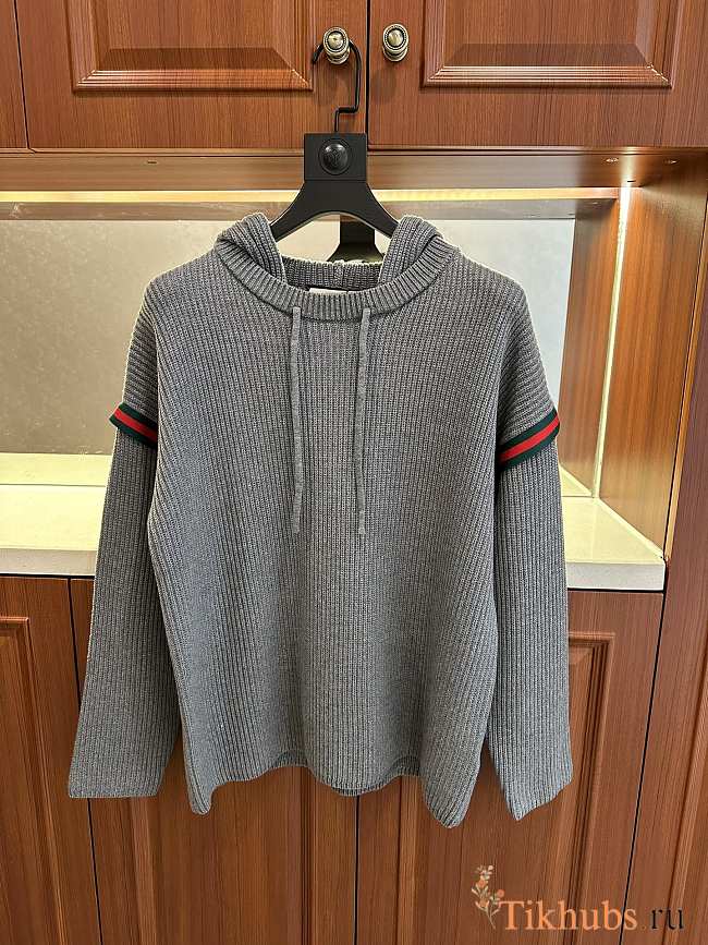 Gucci Wool Cashmere Jumper With Hood - 1