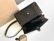 BVLGARI Serpenti Forever Shoulder Black Bag 22x15x4.5cm - 5