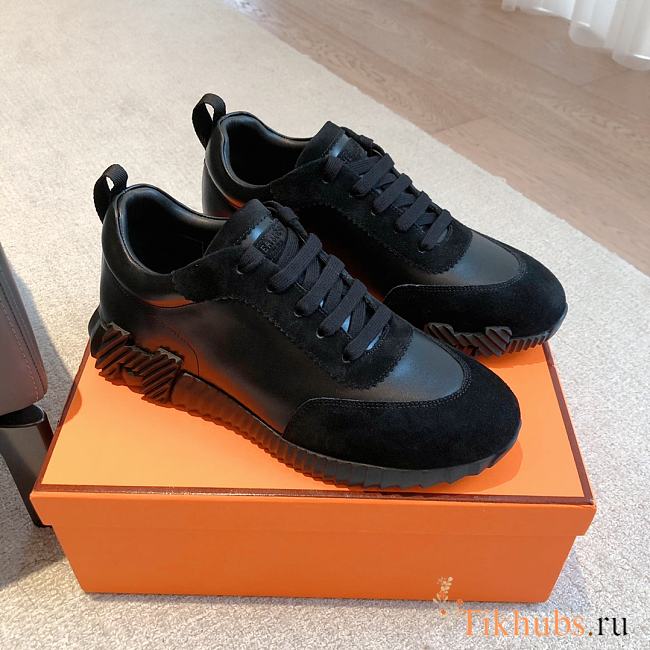 Hermes Bouncing Black Sneaker - 1