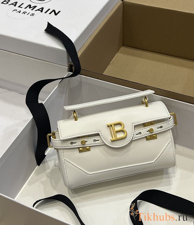 Balmain White Bag 19x12x7.5cm - 1