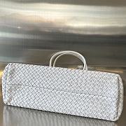 Bottega Veneta Large Cabat White Vernis 51x45x20cm - 3