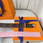 Louis Vuitton LV Pretty Enamel 30mm Reversible Belt - 3