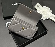 Chanel 19 Grey Wallet 11x7.5x2cm - 2