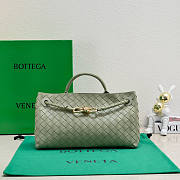 Bottega Veneta Small East/West Andiamo Green 29x18x10cm - 1