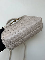 Bottega Veneta Small Andiamo Grey 25x22x10.5cm - 5