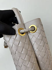 Bottega Veneta Small Andiamo Grey 25x22x10.5cm - 4