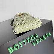 Bottega Veneta Long Clutch Andiamo With Handle Green 31x13x3cm - 4