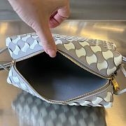 Bottega Veneta Small Loop Camera Bag Agate Grey Glacier 22x15.5x9cm - 6