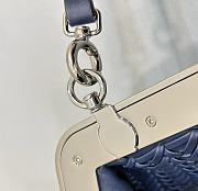 Fendi First Small Midnight Blue Woven 26x18x9.5cm - 6