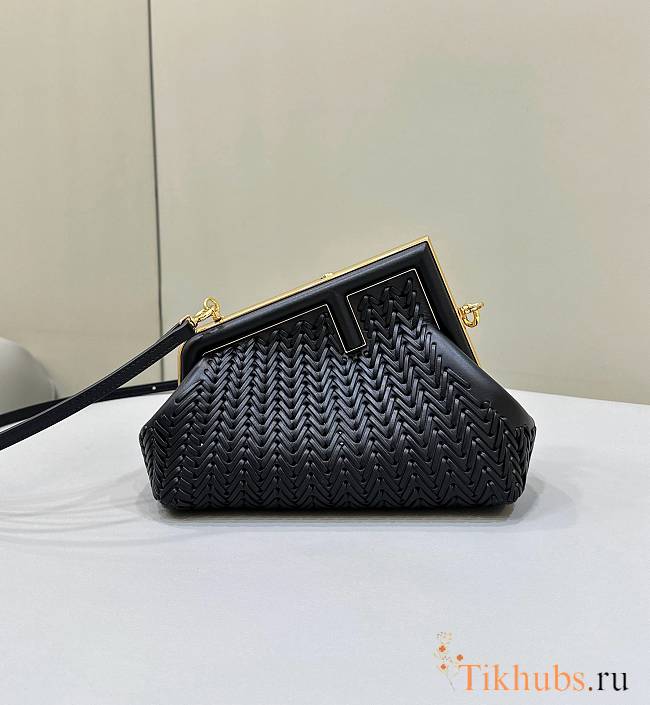 Fendi First Small Black Interlaced 26x18x9.5cm - 1