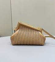 Fendi First Small Light Brown Interlaced 26x18x9.5cm - 4