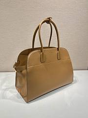 Prada Large Leather Tote Bag Caramel 40x29x20cm - 3