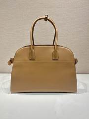 Prada Large Leather Tote Bag Caramel 40x29x20cm - 6