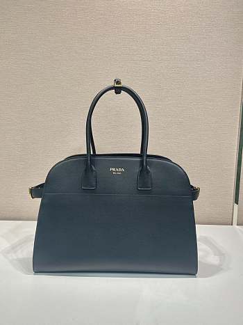 Prada Large Leather Tote Bag Black 40x29x20cm