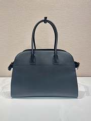 Prada Large Leather Tote Bag Black 40x29x20cm - 3