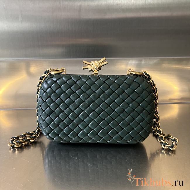 Bottega Veneta Knot Green 19x11.5x5cm - 1