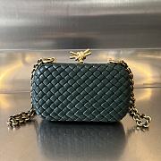 Bottega Veneta Knot Green 19x11.5x5cm - 1