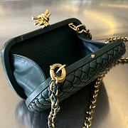 Bottega Veneta Knot Green 19x11.5x5cm - 2